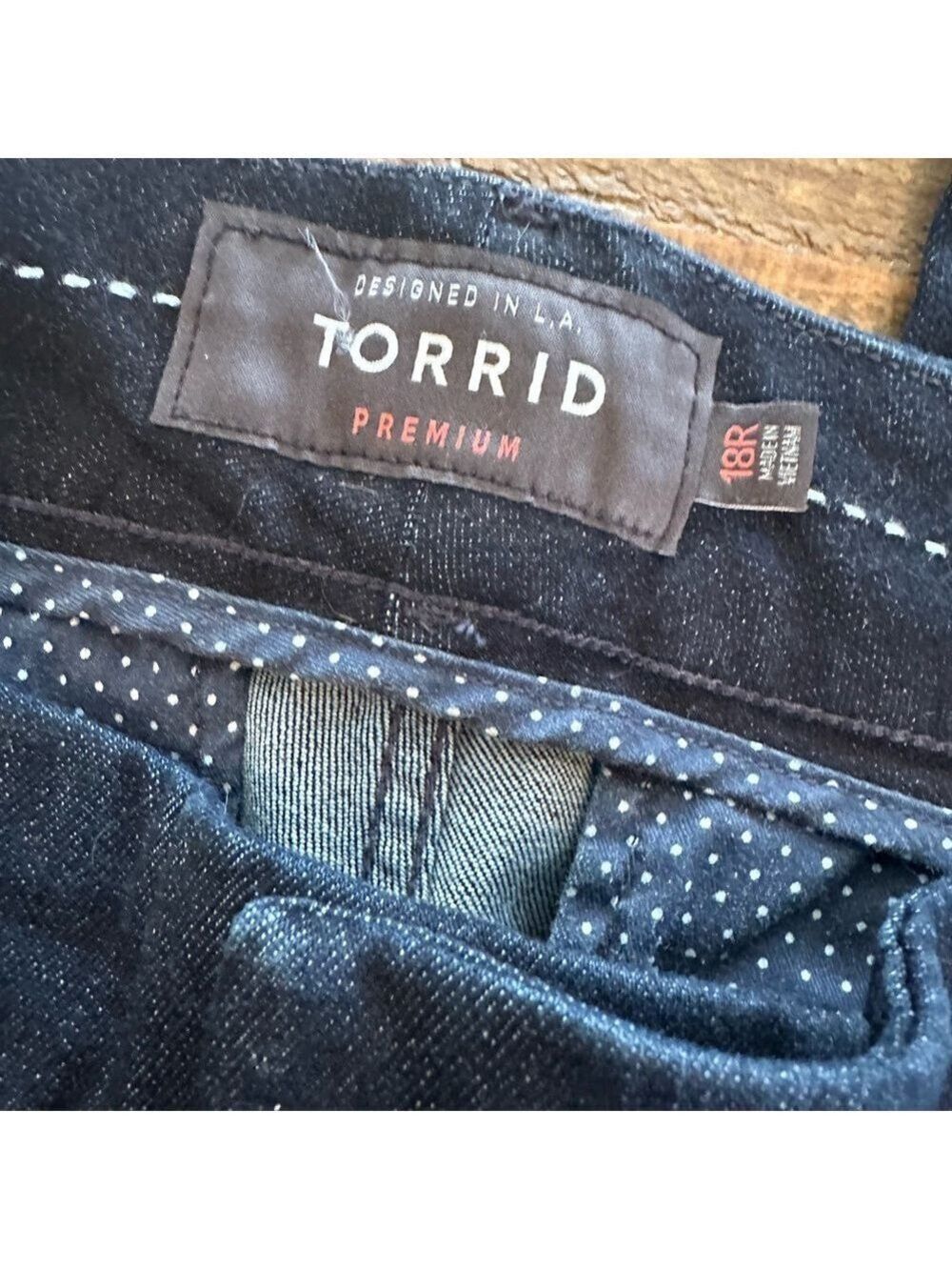 Torrid Ankle Skinny Jeans Dark Wash Size 18 - Picture 4 of 5